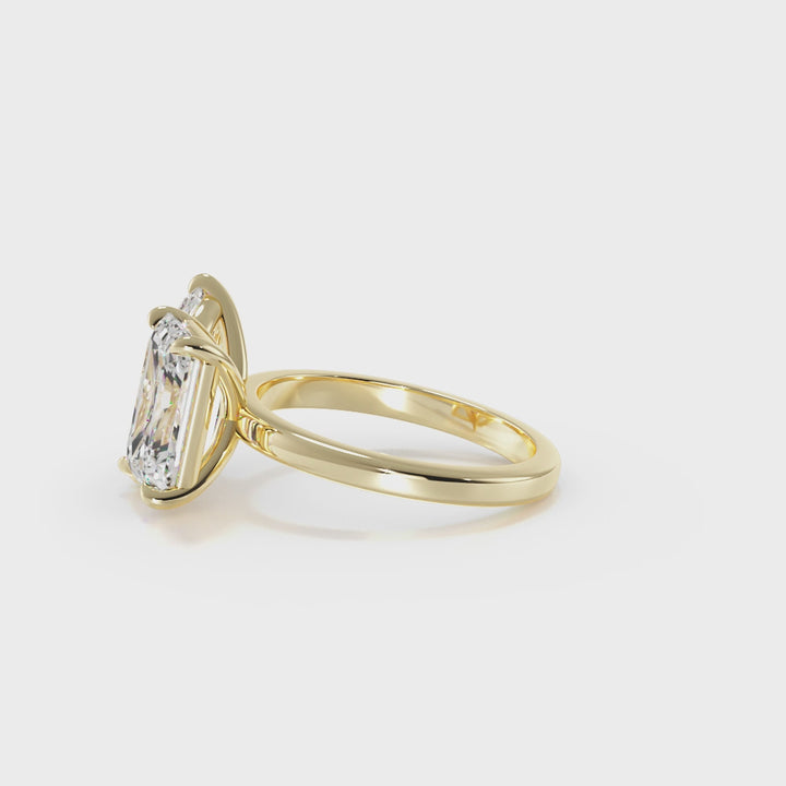 Toi Et Moi Two Stone Marquise and Emerald | Engagement Ring Dallas