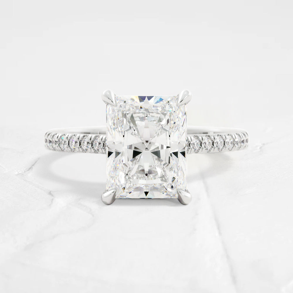 Brielle Radiant Cut Diamond Engagement Ring