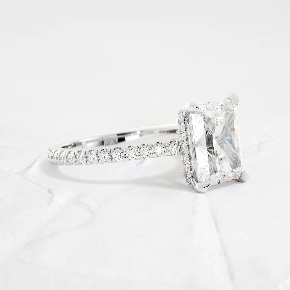 Brielle Radiant Cut Diamond Engagement Ring