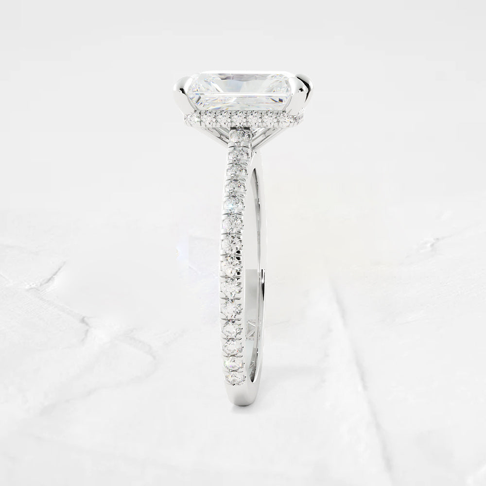 Brielle Radiant Cut Diamond Engagement Ring