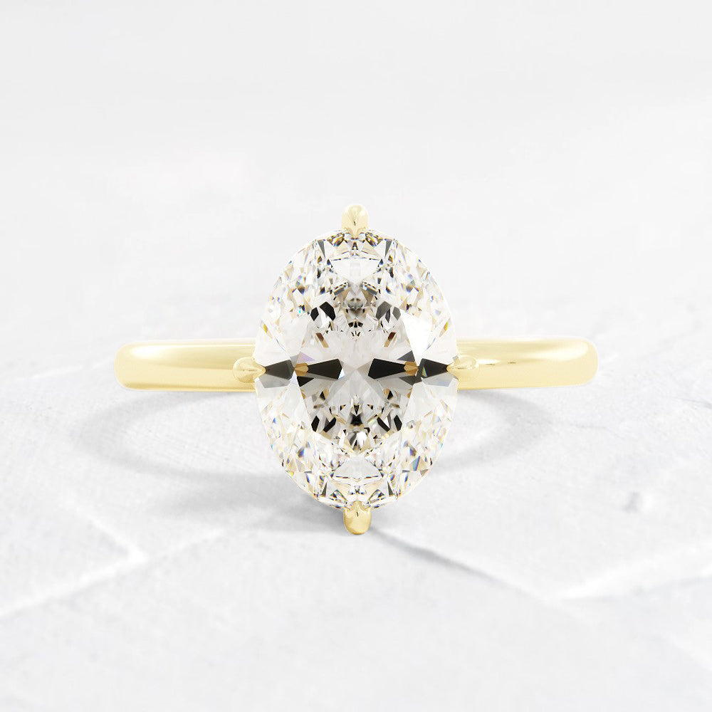 Ava Oval Cut Diamond Engagement Ring