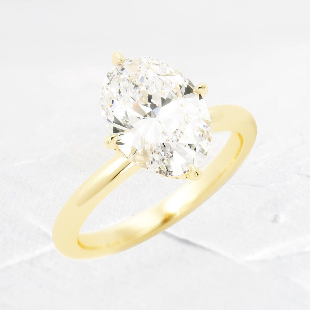 Ava Oval Cut Diamond Engagement Ring
