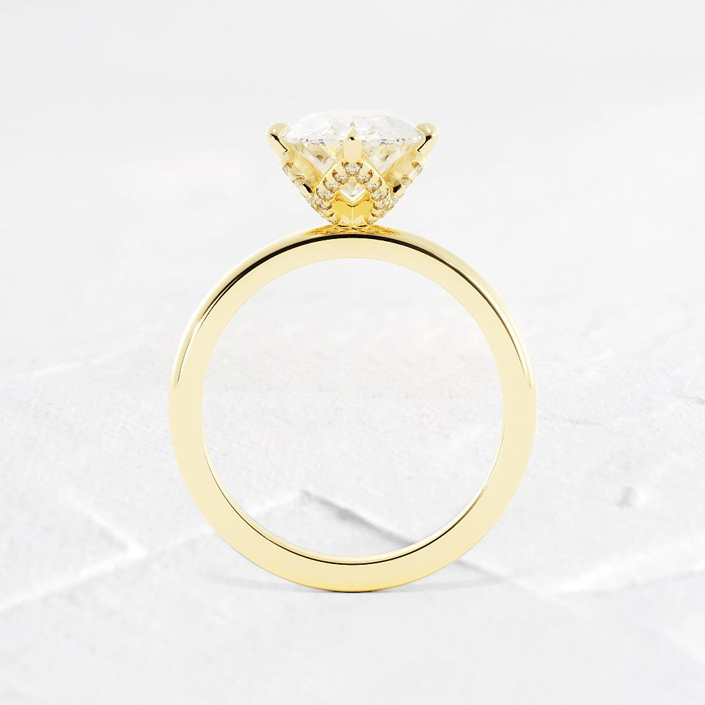 Ava Oval Cut Diamond Engagement Ring